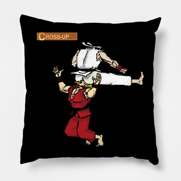 Street Fighter funny ken ryu Pillow by Madiaz