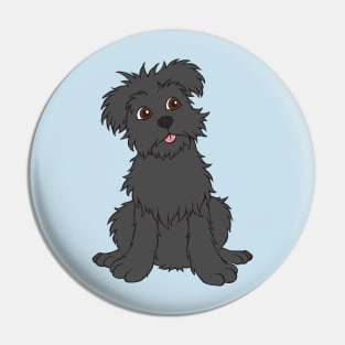 Funny Affenpinscher Monkey Terrier Pin