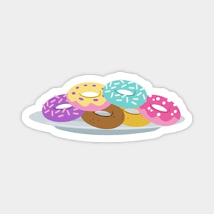 Doughnuts on a plate Magnet