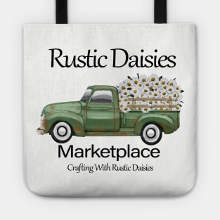 Rustic Daisies Marketplace Tote