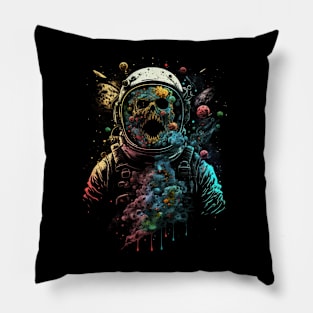 Zombie Astronaut - Insane Astronaut 001 Pillow