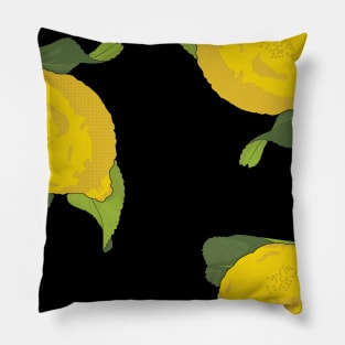 Pattern: Yellow Lemon Pillow