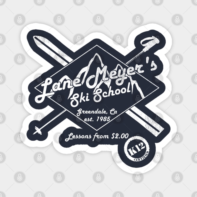 Lane Meyer Ski School Magnet by AngryMongoAff