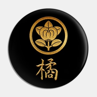 Tachibana Kamon with Tachibana Kanji Pin