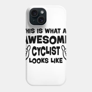 Awesome cyclist Phone Case