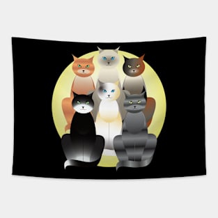 Cats of many colors Tapestry