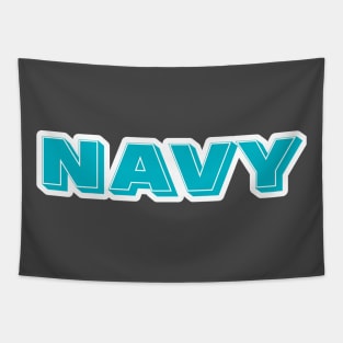 Navy T-Shirt Tapestry