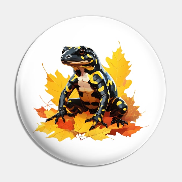 Fire Salamander Pin by zooleisurelife