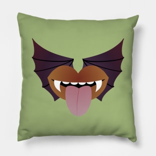 A Vampire's Kiss - BROWN BAT Pillow