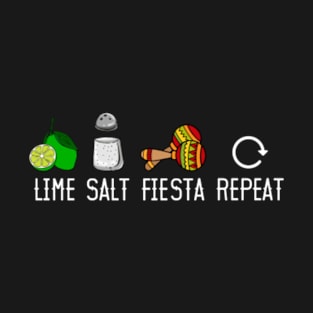 Lime Salt Fiesta Repeat T-Shirt