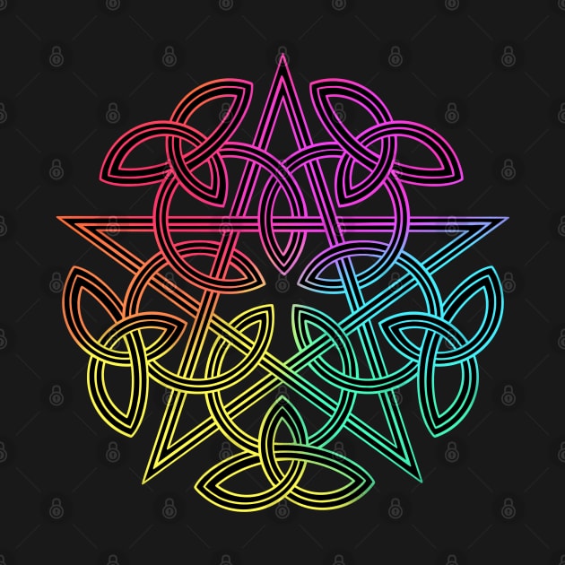 Pentagram. Celtic knot by OccultOmaStore