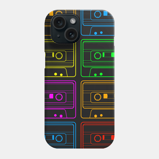 Cassettes Phone Case by Sirenarts