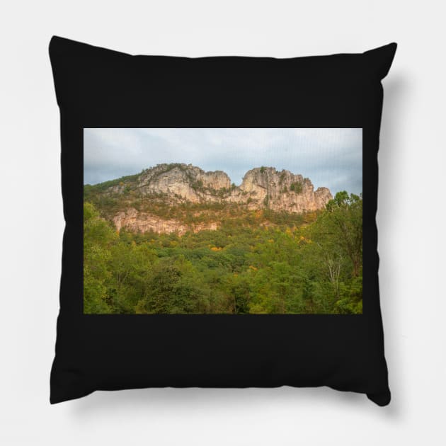 Seneca Rocks Pillow by somadjinn
