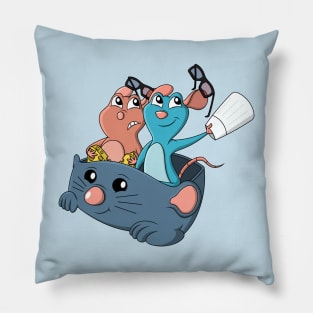Rat Adventure Pillow