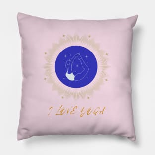 I love yoga Pillow