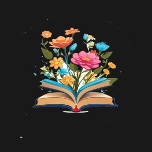 flowers grow up the book T-Shirt