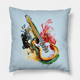 Guitar Art Pillow