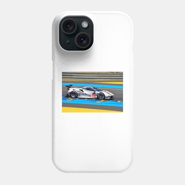 Ferrari 488 GTE no62 24 Hours of Le mans 2017 Phone Case by AndyEvansPhotos