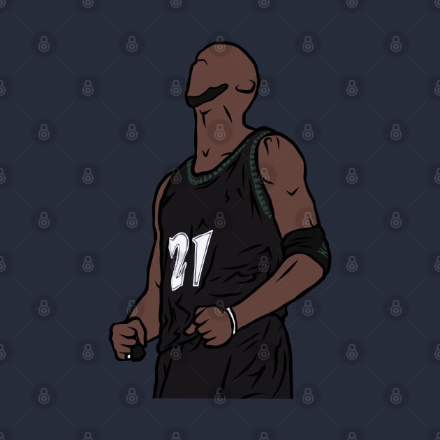 Kevin Garnett Celebration by rattraptees