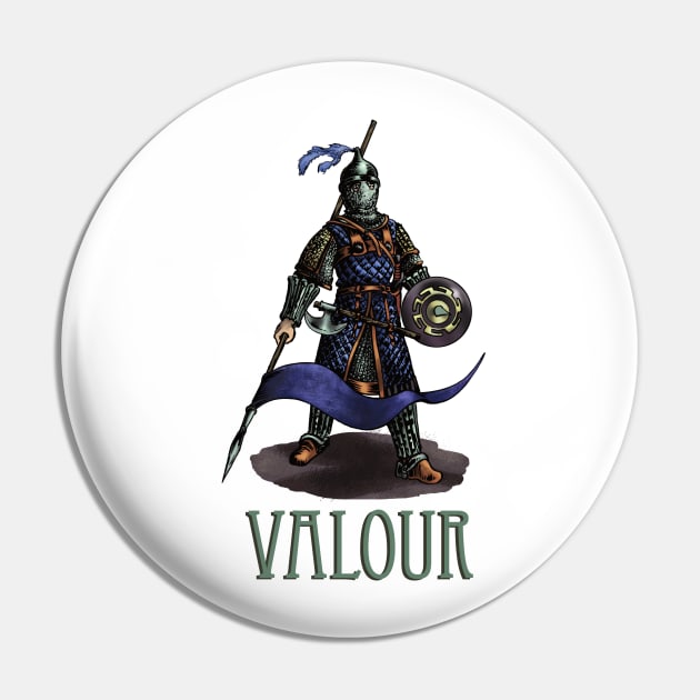 Valour Pin by blackroserelicsshop@gmail.com