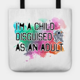 Child Disguised At Heart Dreamer Tote