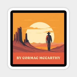 By Cormac McCarthy Retro Travel Magnet