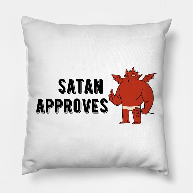 Satan Approves Pillow by greatstuff