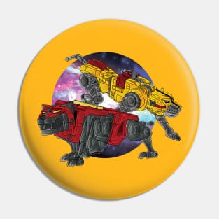 Big Colorful  Cats Pin