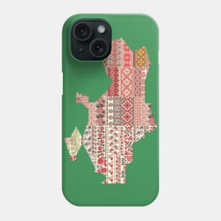 Ukrainian map Phone Case