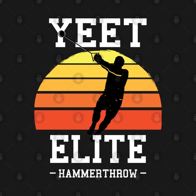 Yeet Elite Hammerthrow Retro Track N Field Athlete by atomguy