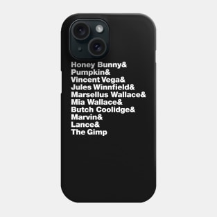 Pulp Fiction Helvetica Phone Case