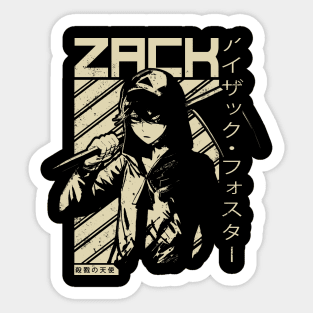 AOD: Zack, Rachel art by Kibo-Kibo - Angels Of Death - Sticker