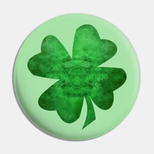 St patricks shamrock clover Pin