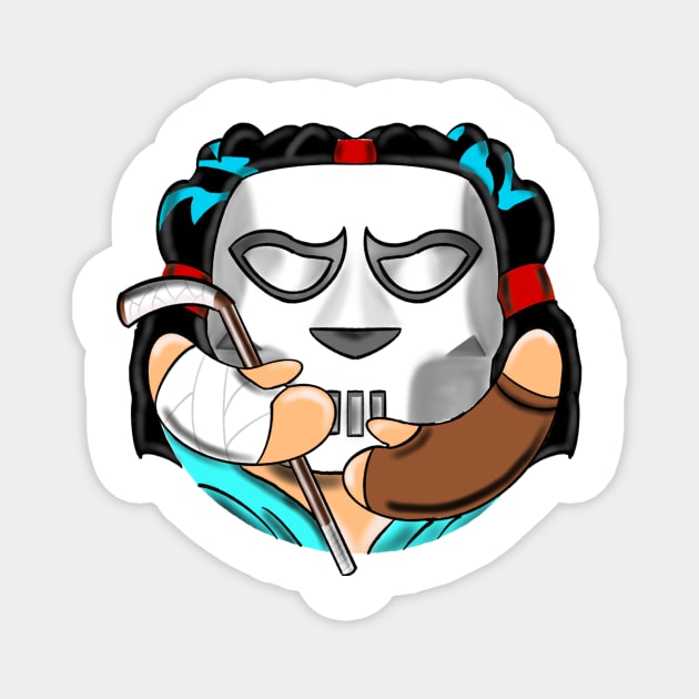 Casey Jones emoji Magnet by Pixelationsnmore 