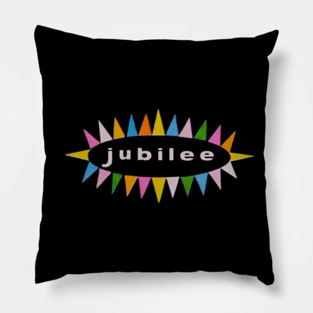 Jubilee Records Pillow by MindsparkCreative