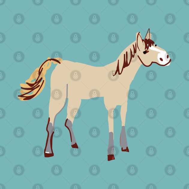 Palomino horse #1 by belettelepink