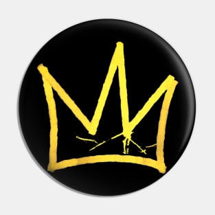 Basquiat Crown Pin