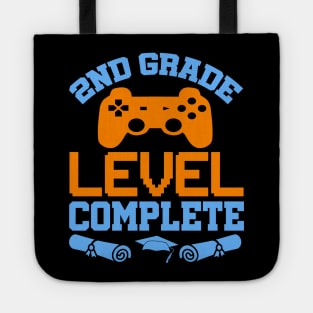 2nd Grade Level Complete Video Gamer T-Shirt Graduation Gift Tote