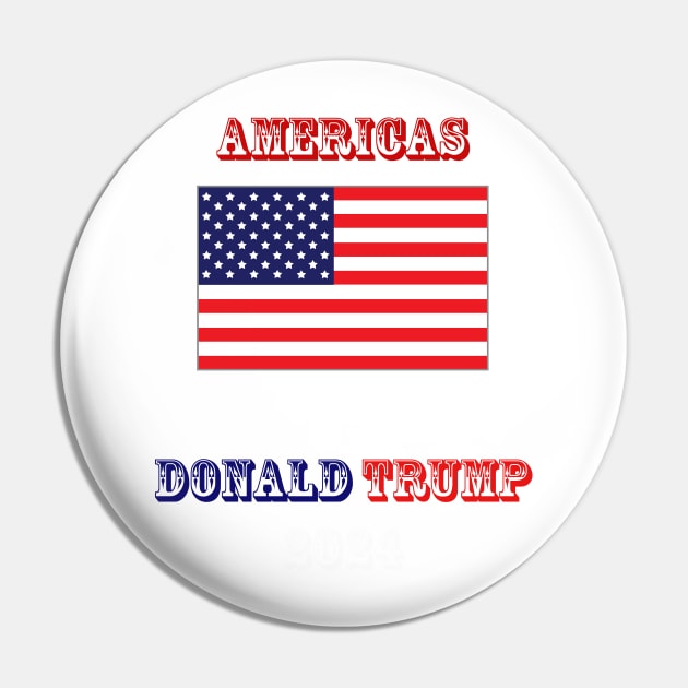 Americans For Trump 2024 Pin by The Binay Tribal Products