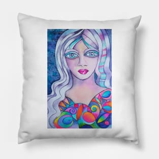 Abstract girl Pillow