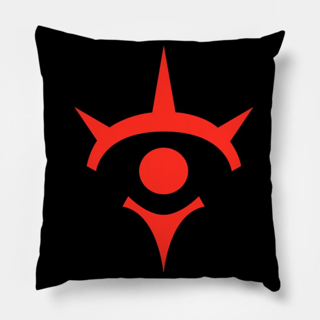 Red Horizon - Soul Eye Symbol Pillow by JascoGames