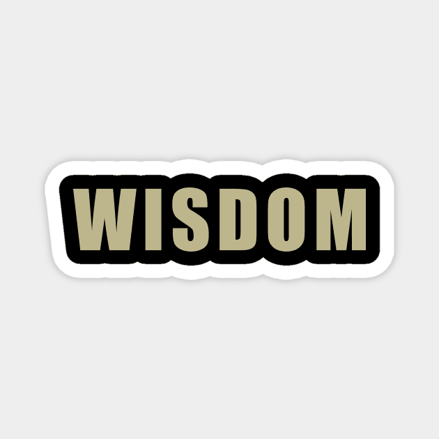 WISDOM Magnet by amalya