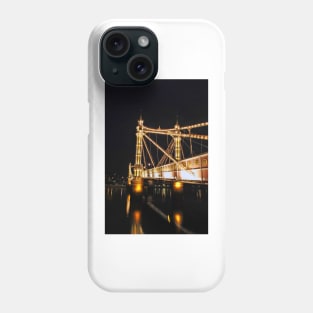 Albert Bridge River Thames London Phone Case