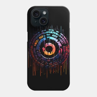 Techno disk Phone Case