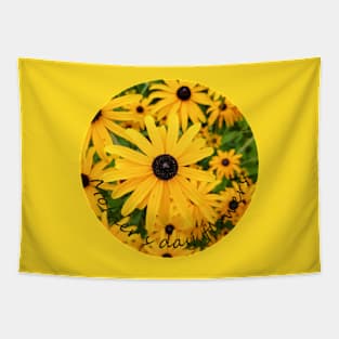 Mothers Day Flowers Yellow Tapestry