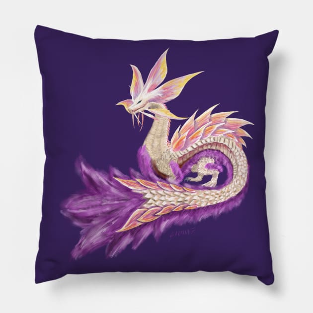 Mizutsune Monster Hunter Pillow by serre7@hotmail.fr