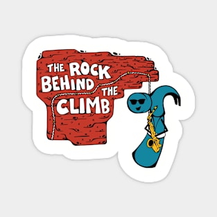 The Rock Behind the Climb Logo Magnet