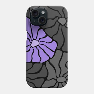 Flowers #01 - Grey Phone Case