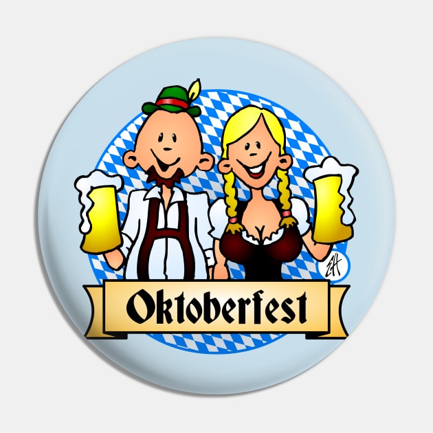 Oktoberfest Pin by Cardvibes