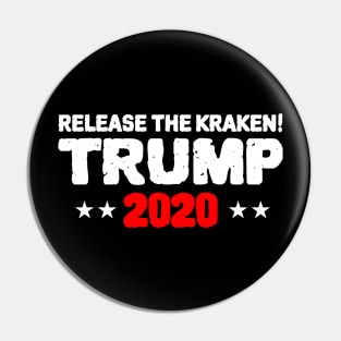 Release The Kraken Trump Sidney Powell Pin